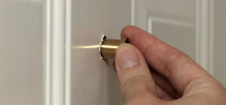peephole door repair in Pismo Beach